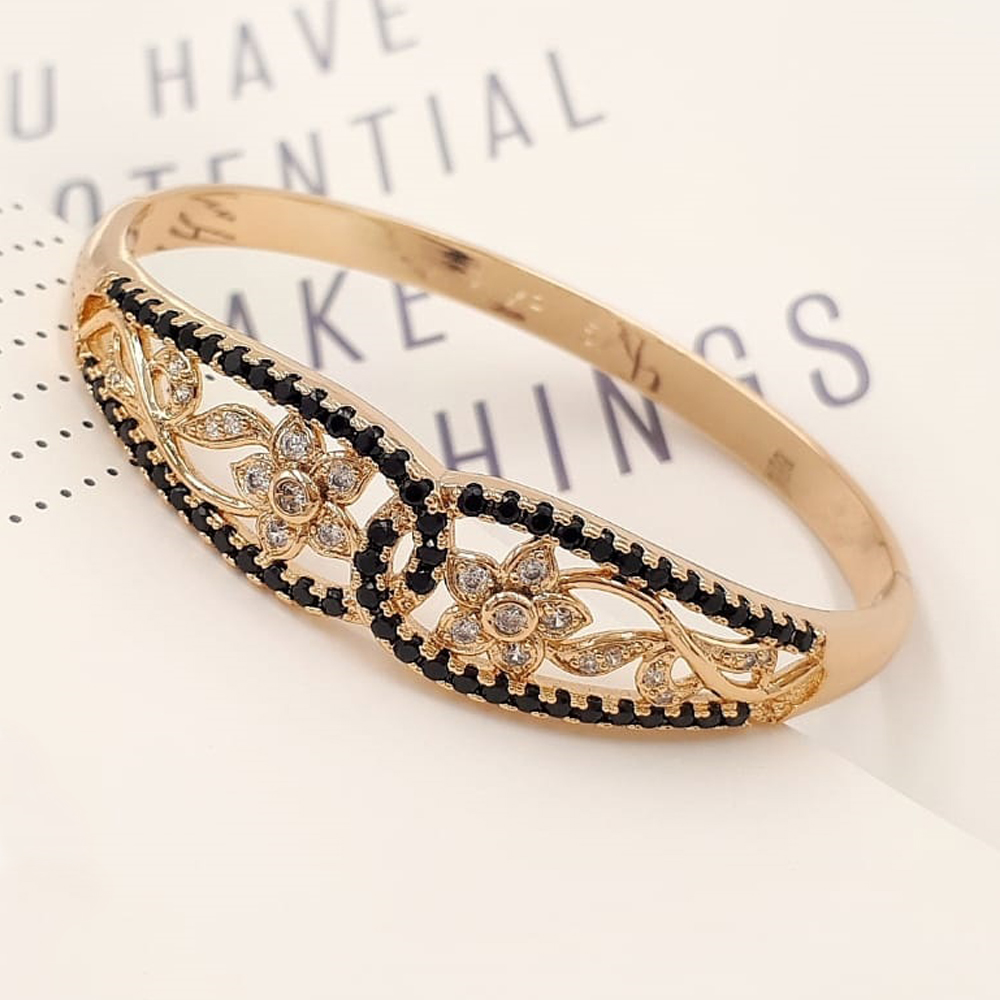 XUPING GELANG BANGLE GOLD BUNGA ULIR